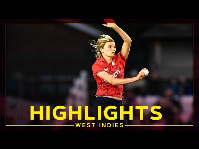 Highlights | West Indies Women v England Women | Lauren Bell Takes 4-12 For Away Side | 4th T20I