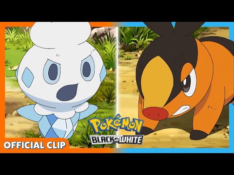 Tepig vs. Vanillite! | Pokémon: Black & White | Official Clip