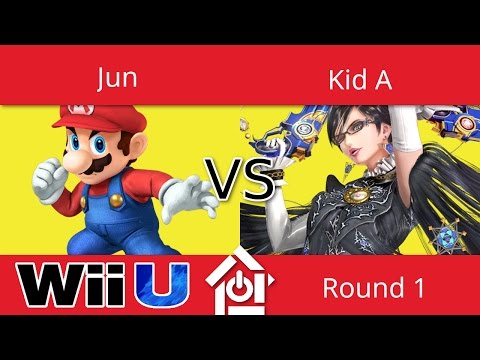 Kapow 1/01/2017 - Jun (Mario) vs Kid A (Bayonetta) - Smash 4 Round 1
