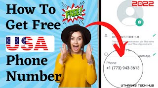 How To Get Free USA Phone Number For WhatsApp Verification || UPDATED 2023