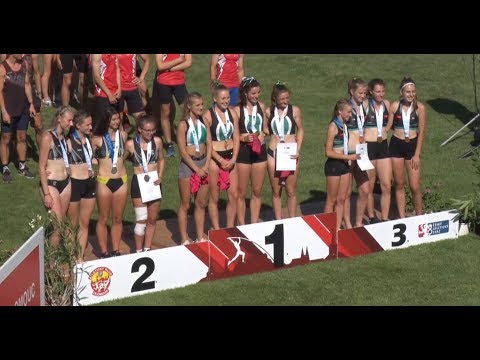 4x400m juniorek MČR Olomouc 2019