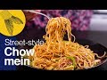 Chow mein—Calcutta-street-style—Durga Pujo Special—Kolkata Street Food—Indo Chinese