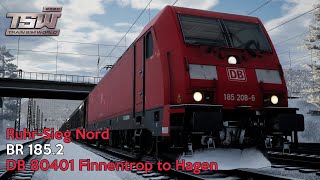 DB 80401 Finnentrop to Hagen - Ruhr-Sieg Nord - BR 185.2 - Train Sim World 2020