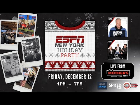 2025 ESPN New York Holiday Party! | The Michael Kay Show & Don, Hahn, & Rosenberg - 12/12/25