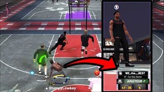 HASSAN WHITESIDE GETS EXPOSED IN BLOCK PARTY ON NBA 2K19! NBA PLAYER GETS DROPPED OFF NBA 2K19!