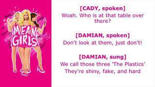 Cover art for meet the plastics -mean girls