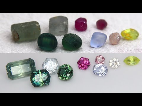 I Finally Facet These Montana Sapphires 1 Year After Finding Them