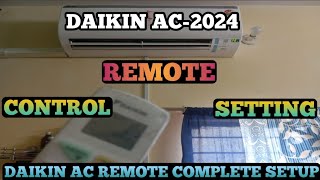 Daikin AC Remote Control | How to Use Daikin AC Remote | Daikin AC Remote Settings | Daikin Remote