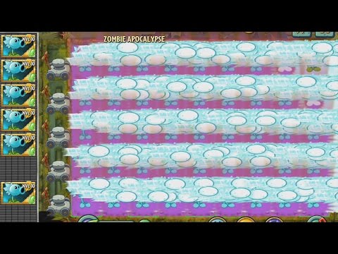 Plants vs Zombies 2 Hack - Hielaguisantes Nivel Max vs Plaga de Zombistein