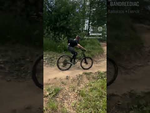 Pe traseu cu bicicleta Full Suspension Raymon FullRay 170