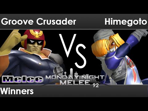 MNM 92 - Groove Crusader (C Falcon) vs Himegoto (Sheik) Winners - Melee
