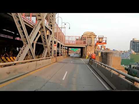 Driving Thru from Manhattan to Brooklyn NYC New York City Williamsburg Bridge  (09-2021)