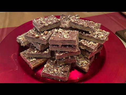 Old Fashioned Toffee Bars | Christmas Baking