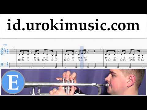 Cara Bermain Terompet Super Mario Bros - Theme Tutorial Tab um-a592