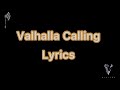 Valhalla Calling - Lyrics