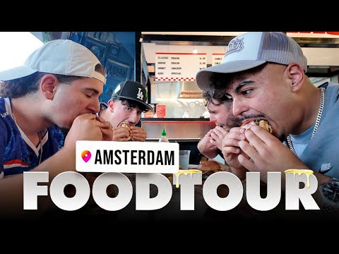 Wir testen die VIRALSTEN FOOD SPOTS in Amsterdam🇳🇱😋 | FOODTOUR