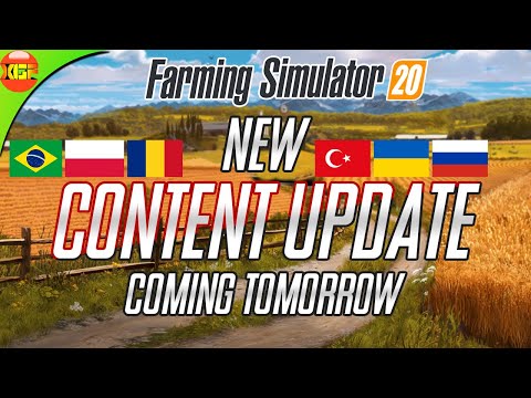 Farming Simulator 20 New Free Update is coming Tomorrow! fs20 Big News