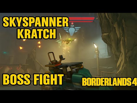 Skyspanner Kratch - Boss Fight | Borderlands 4 | As Rafa, Walkthrough, Gameplay, No Commentary, 4K