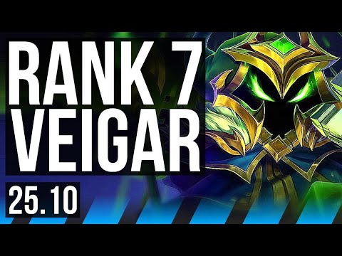 VEIGAR vs YONE (MID) | 3/0/4, Rank 7 Veigar, 1600+ games | EUW Challenger | 25.10
