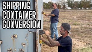 Cutting Doors in a 40-Foot Shipping Container | Step 3 of Our Ultimate Chicken Coop Build