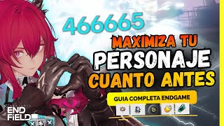 Guía Endgame Completa – MAXIMIZA a tu Personaje Rápido (Esencias y Gear Dorado) | Arknights Endfield