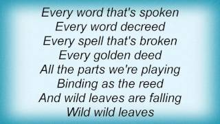 17050 Patti Smith - Wild Leaves Lyrics