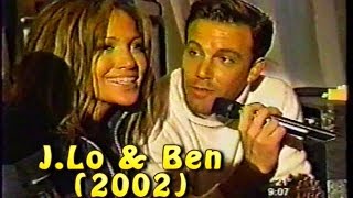 J.Lo &amp; Ben Affleck Interview Answer Marriage Questions (2002)
