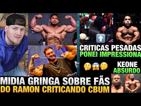 MÍDIA GRINGA REAGE AOS FÃS DO RAMON CRITICANDO CBUM + ICARO, KEONE,  PONEI E JAY CUTLER