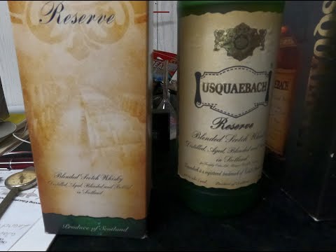 Whisky Review 259, Usquaebach Reserve, Blended Scotch Whisky