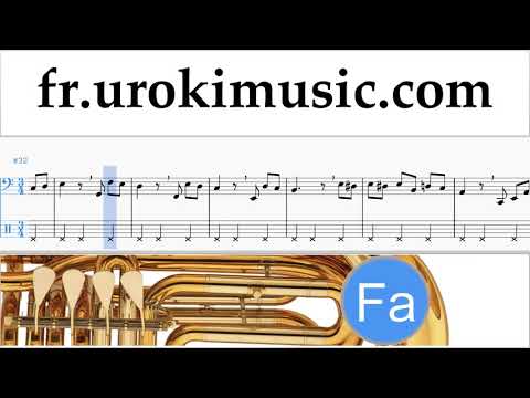 Cours de Tuba Beethoven - Für Elise Tuto Partitions Partie#2 um-b829