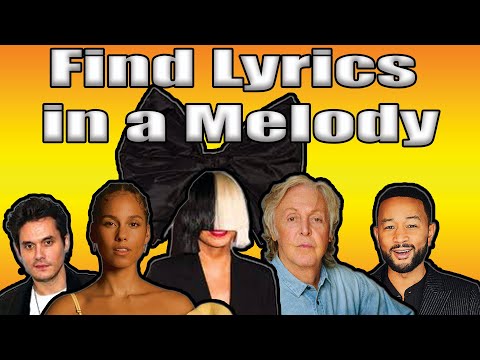 HOW TO ADD LYRICS TO A MELODY (like a pro)