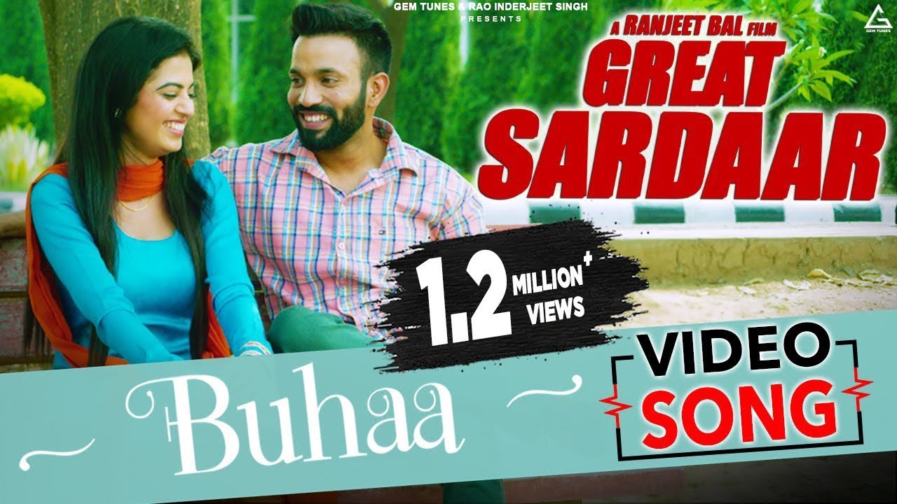 Buhaa Lyrics  | Great Sardaar | Dilpreet Dhillon, Roshni Sahota, Yograj Singh | Prabh Gill | Jaggi Singh