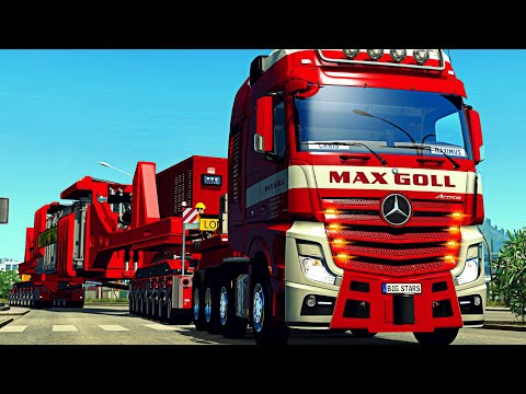 ETS2 Schwertransport - 90 Tonnen MEGA Trafo Transport [#1378] EURO TRUCK SIMULATOR 2