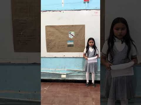 Conociendo Cundinamarca, Municipio de San Bernardo, estudiante Saray Lucia Moreno V. Grado tercero.