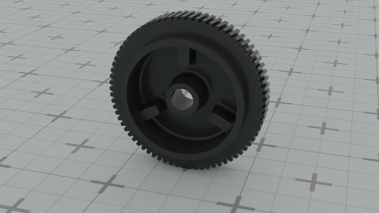 VAG window regulator gear 1K0959792J 3D Print Model