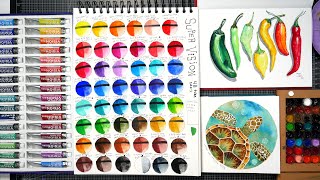 Finally! Supervision 48 Tube Watercolor Swatch & Review