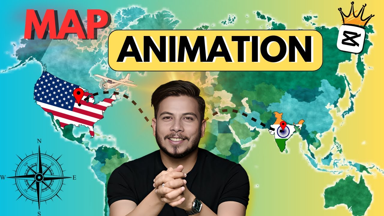 STOP Making Boring Maps! Create MAP ANIMATION like @NitishRajput