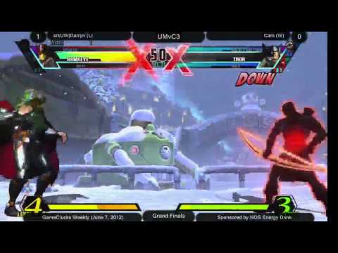 srkUW|Darryn vs Cam - Grand Finals - UMvC3 - Thursdays @ GameClucks - GCFGL Week Fourteen