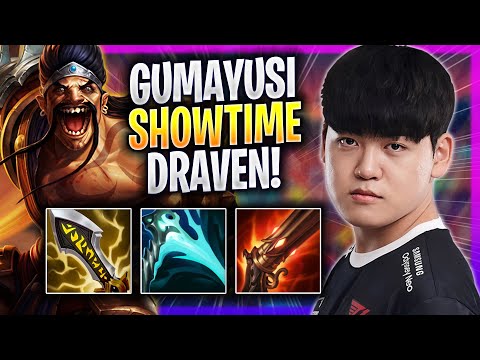 GUMAYUSI SHOWTIME WITH DRAVEN! - T1 Gumayusi Plays Draven ADC vs Twitch! | Season 2023