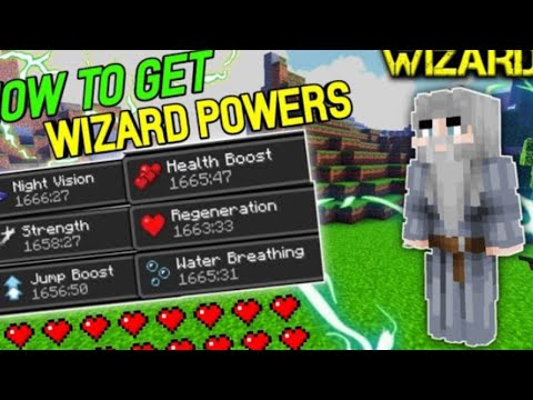 Wizard power for Minecraft PE ||Himland's wizard|| Wizard power mod