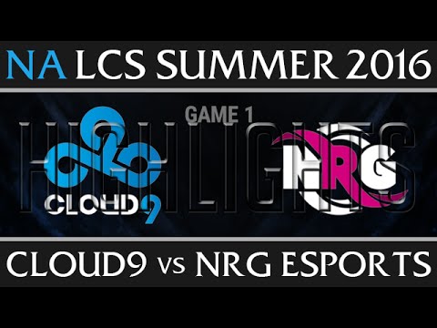 Cloud 9 vs NRG Esports Game 1 Highlights - NA LCS Week 4 Day 3 Summer 2016 - C9 vs NRG G1