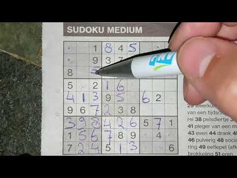 Watch how easy I've solved this Medium Sudoku puzzle (with a PDF file) 07-04-2019