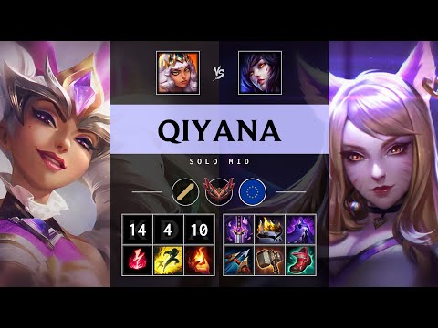 Qiyana Mid vs Ahri: Unstoppable - EUW Grandmaster Patch 25.S1.1