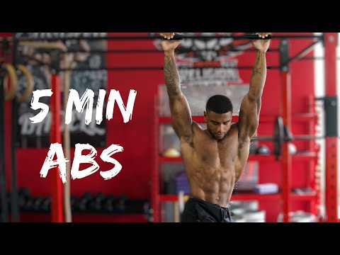 5 MIN. PULLUP BAR ABS WORKOUT | FOLLOW ALONG