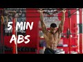 5 MIN PULLUP BAR ABS WORKOUT FOLLOW ALONG