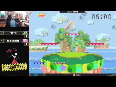 QR3 East Losers Top 12 - The Yid (Falcon, Yoshi) Vs. KrisKringle (Kirby) SSB64 Super Smash Bros