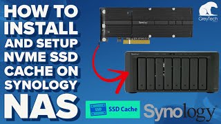 How to install and setup NVMe SSD cache on an older Synology NAS