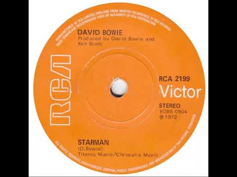 UK New Entry 1972 (132) David Bowie - Starman