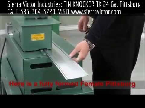 TIN KNOCKER TK 24 Pittsburgh/Roll Former Machines | Sierra Victor Industries (2)