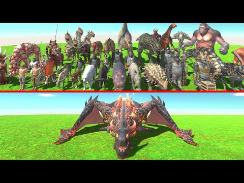LAVA DRAGON vs ALL UNIT - Animal Revolt Battle Simulator